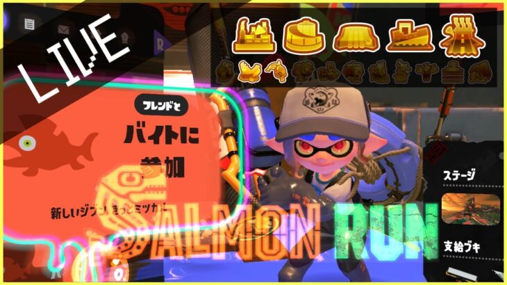 【スプラトゥーン3】でんせつサーモンラン【Splatoon3】