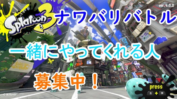 【スプラトゥーン３】ボールドマーカーでナワバリバトルやっていくぞ！１１【みなとアニマ】