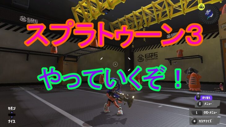 【スプラトゥーン３】モップリンでやっていくぞ！たまにサブ武器７５【みなとアニマ】