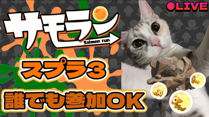 【参加型】スプラトゥーン3　サイド…サーモンラン（どのランクでも参加可!!