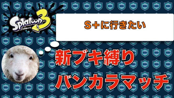 【スプラトゥーン3】新シーズン！新ブキ縛りでS+を目指す ＃8