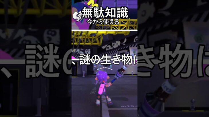 ウデマエAの暇人がお送りする無駄知識part2 #スプラトゥーン3 #知識 #トリビア