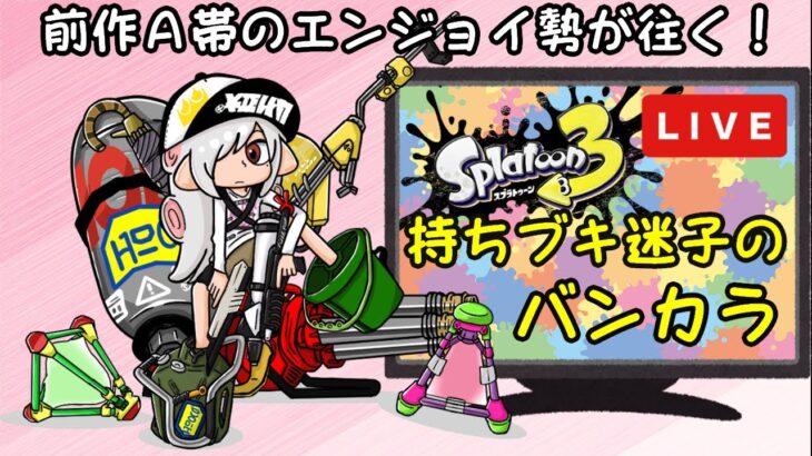 少しだけてきとーなブキでバンカラ【スプラトゥーン３】