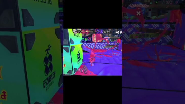 グランドフェスでWIPEOUT連発して完全に調子乗ったやつ【スプラ3】【スプラトゥーン3】 #shorts #splatoon3 #スプラ #スプラトゥーン3