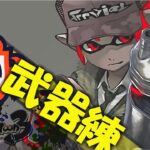 【スプラトゥーン3】武器練習して好きな武器！！