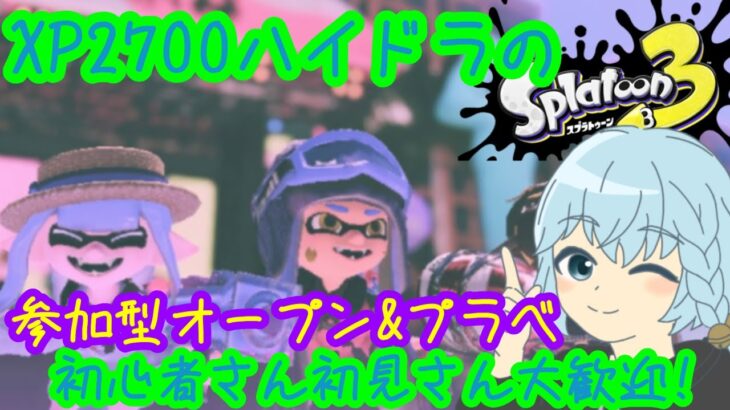 スプラトゥーン参加型 ウデマエ不問　初心者歓迎